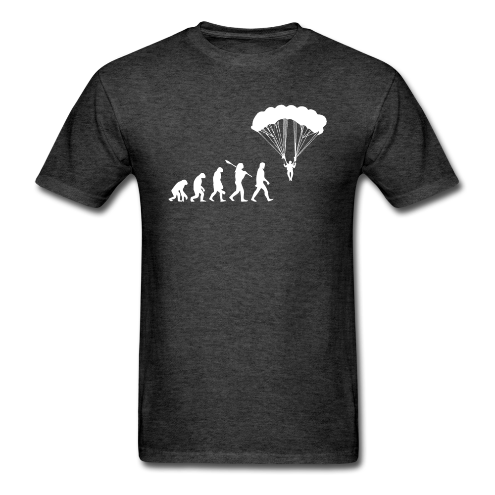 Skydiving Evolution - Unisex Classic T-Shirt - heather black