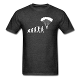 Skydiving Evolution - Unisex Classic T-Shirt - heather black