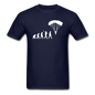 Skydiving Evolution - Unisex Classic T-Shirt - navy