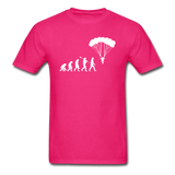 Skydiving Evolution - Unisex Classic T-Shirt - fuchsia
