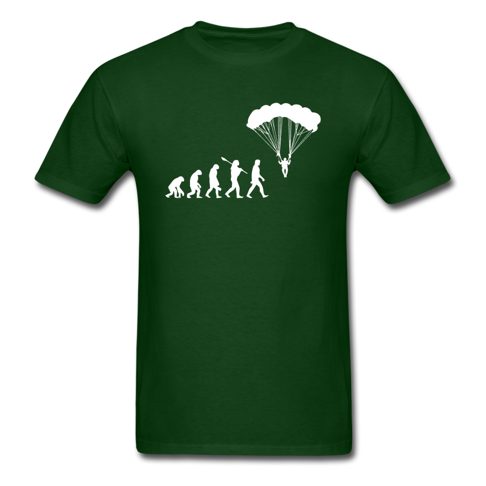 Skydiving Evolution - Unisex Classic T-Shirt - forest green