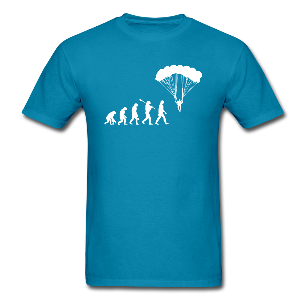 Skydiving Evolution - Unisex Classic T-Shirt - turquoise