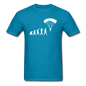 Skydiving Evolution - Unisex Classic T-Shirt - turquoise