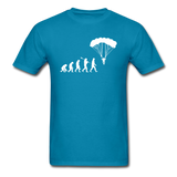 Skydiving Evolution - Unisex Classic T-Shirt - turquoise