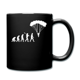 Skydiving Evolution - Full Color Mug - black