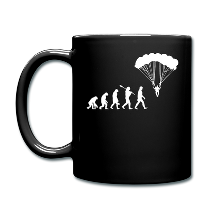 Skydiving Evolution - Full Color Mug - black