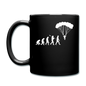 Skydiving Evolution - Full Color Mug - black