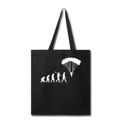 Skydiving Evolution - Tote Bag - black