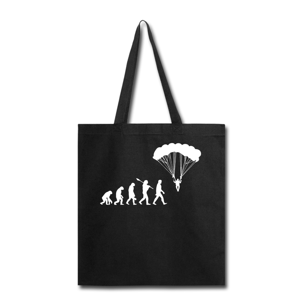 Skydiving Evolution - Tote Bag - black