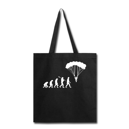 Skydiving Evolution - Tote Bag - black