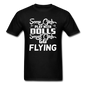 Some Girls Go Flying - Unisex Classic T-Shirt - black