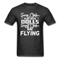 Some Girls Go Flying - Unisex Classic T-Shirt - heather black