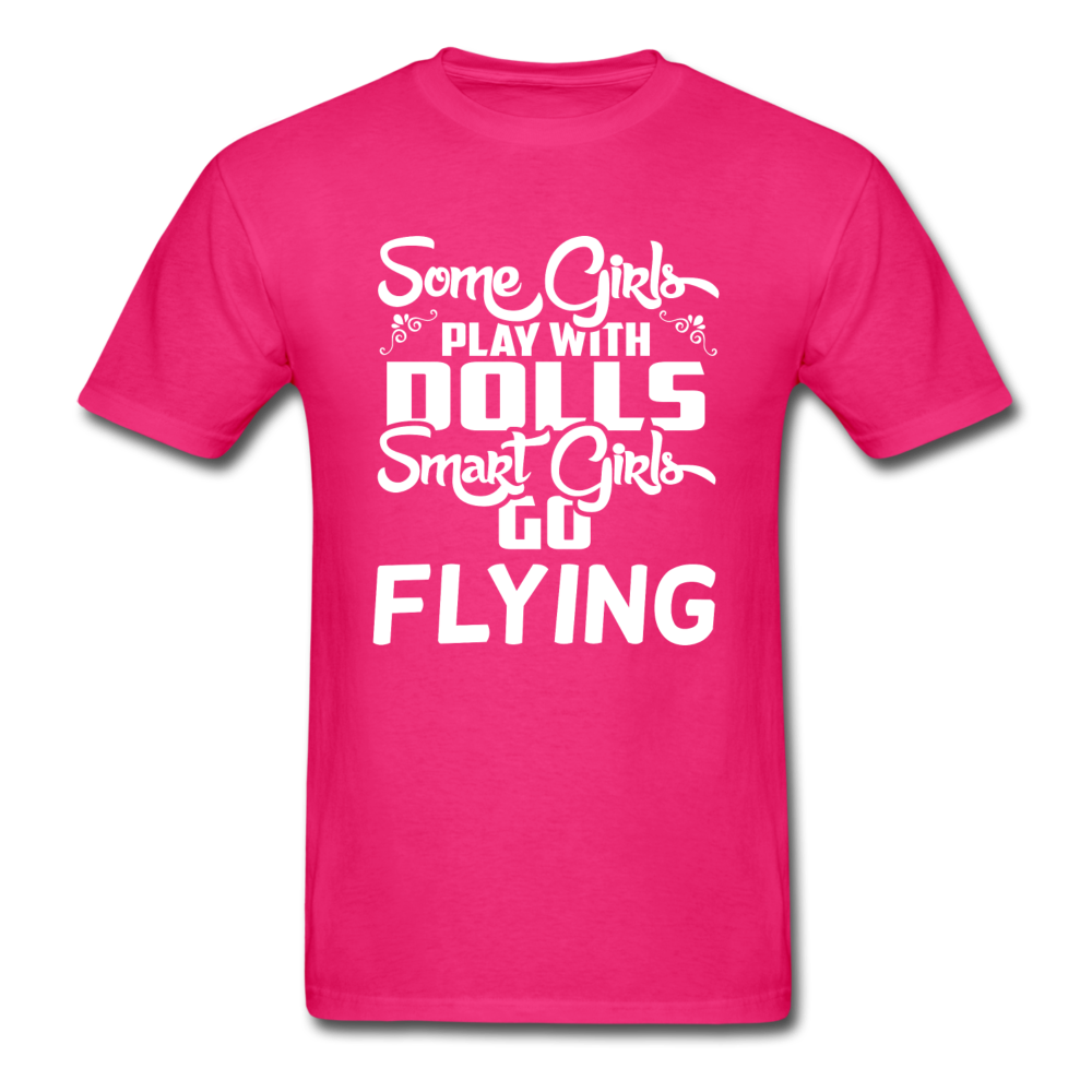 Some Girls Go Flying - Unisex Classic T-Shirt - fuchsia