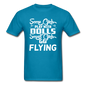 Some Girls Go Flying - Unisex Classic T-Shirt - turquoise