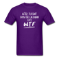 After Tuesday WTF - White - Unisex Classic T-Shirt - purple