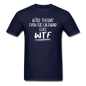 After Tuesday WTF - White - Unisex Classic T-Shirt - navy