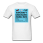 Aircraft Mechanic Hourly Rate - Color - Unisex Classic T-Shirt - white