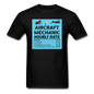 Aircraft Mechanic Hourly Rate - Color - Unisex Classic T-Shirt - black