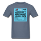 Aircraft Mechanic Hourly Rate - Color - Unisex Classic T-Shirt - denim