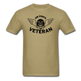 Air Force Veteran - Black - Unisex Classic T-Shirt - khaki