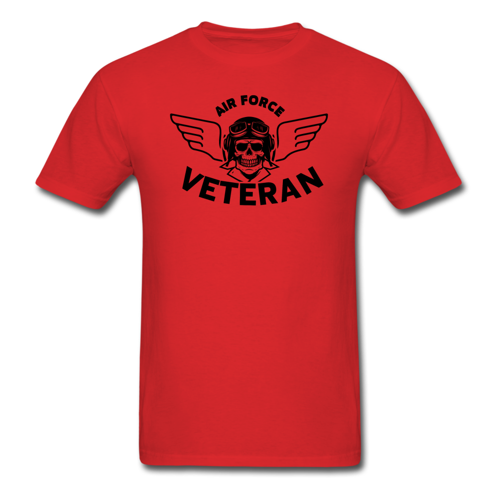 Air Force Veteran - Black - Unisex Classic T-Shirt - red