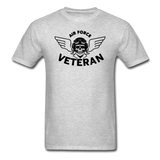 Air Force Veteran - Black - Unisex Classic T-Shirt - heather gray