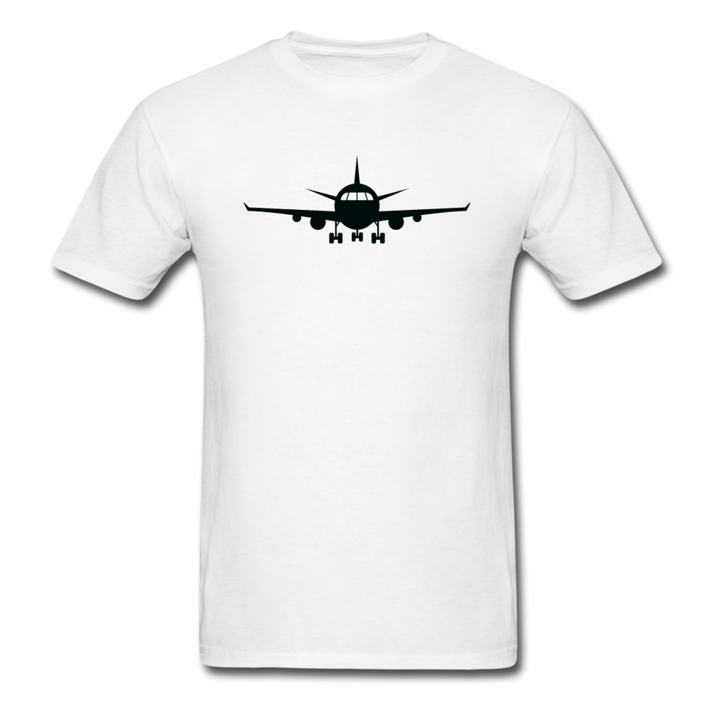 Airliner - Front - Black - Unisex Classic T-Shirt - white