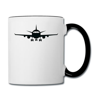 Contrast Coffee Mug - white/black