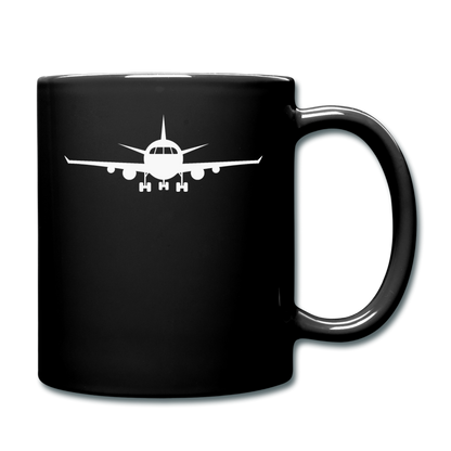 Airliner - Front - White - Full Color Mug - black