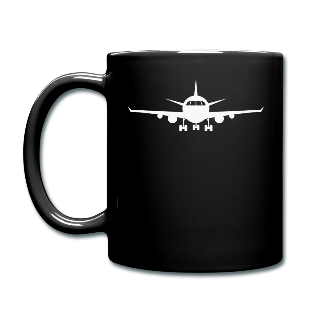 Airliner - Front - White - Full Color Mug - black