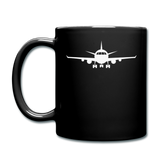 Airliner - Front - White - Full Color Mug - black