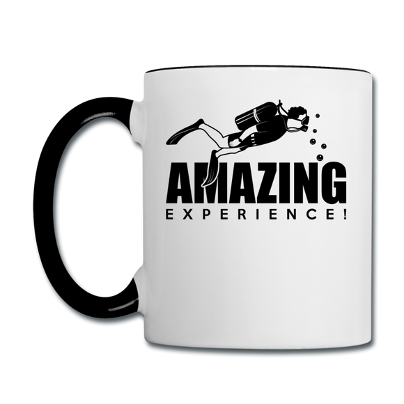 Amazing Experience - Scuba Diving - Black - Contrast Coffee Mug - white/black