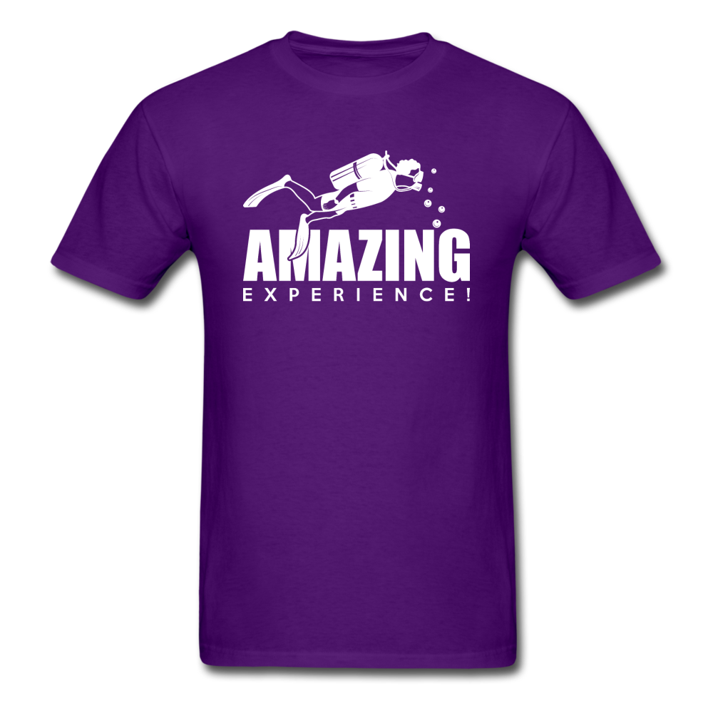 Amazing Experience - Scuba Diving - White - Unisex Classic T-Shirt - purple