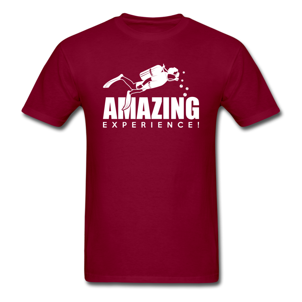 Amazing Experience - Scuba Diving - White - Unisex Classic T-Shirt - burgundy