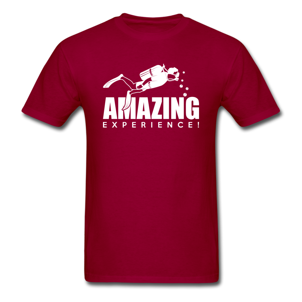 Amazing Experience - Scuba Diving - White - Unisex Classic T-Shirt - dark red