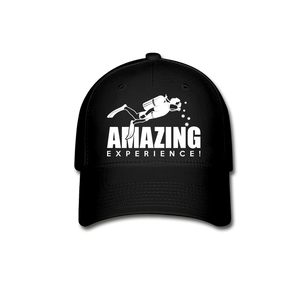 Amazing Experience - Scuba Diving - White - Baseball Cap - black