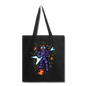 Cat Astronaut - Guitar - Tote Bag - black