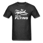 Be Happy And Go Flying - White - Unisex Classic T-Shirt - heather black