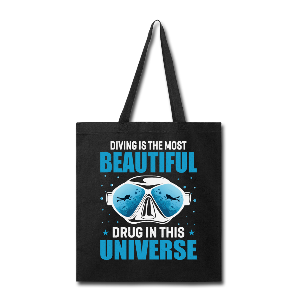 Scuba Diving - Beautiful Drug - Tote Bag - black