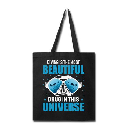 Scuba Diving - Beautiful Drug - Tote Bag - black