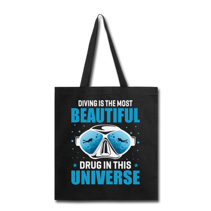 Scuba Diving - Beautiful Drug - Tote Bag - black