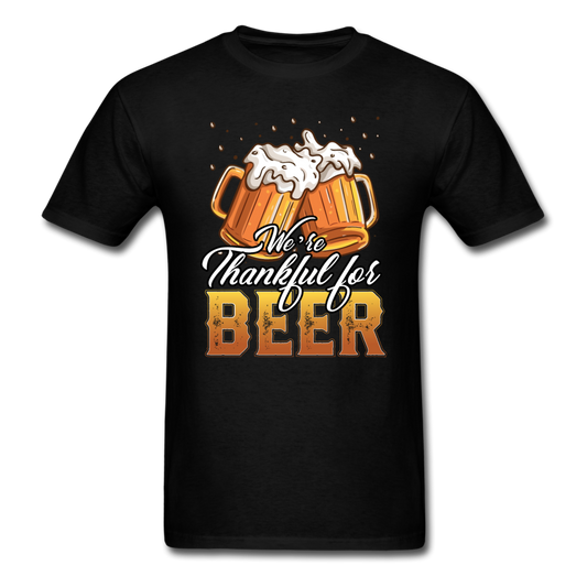 Thankful For Beer - Unisex Classic T-Shirt - black