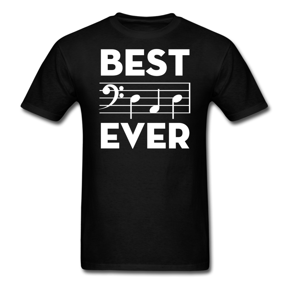 Best Dad Ever - Music Notes - Unisex Classic T-Shirt - black