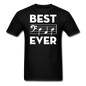 Best Dad Ever - Music Notes - Unisex Classic T-Shirt - black