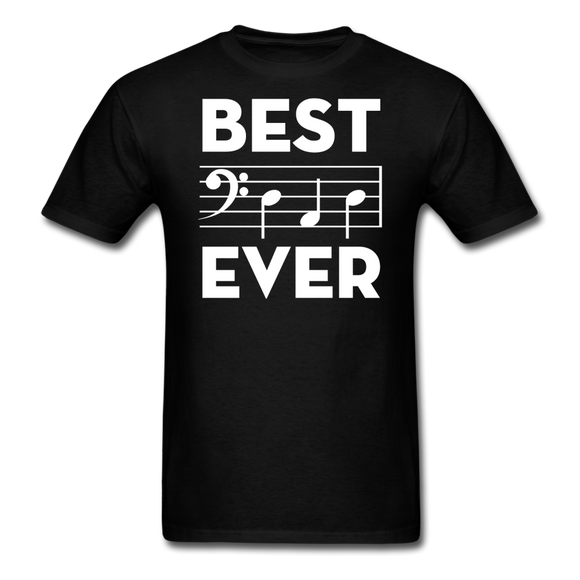 Best Dad Ever - Music Notes - Unisex Classic T-Shirt - black