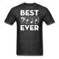 Best Dad Ever - Music Notes - Unisex Classic T-Shirt - heather black