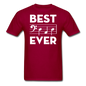 Best Dad Ever - Music Notes - Unisex Classic T-Shirt - dark red