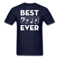 Best Dad Ever - Music Notes - Unisex Classic T-Shirt - navy