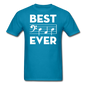 Best Dad Ever - Music Notes - Unisex Classic T-Shirt - turquoise