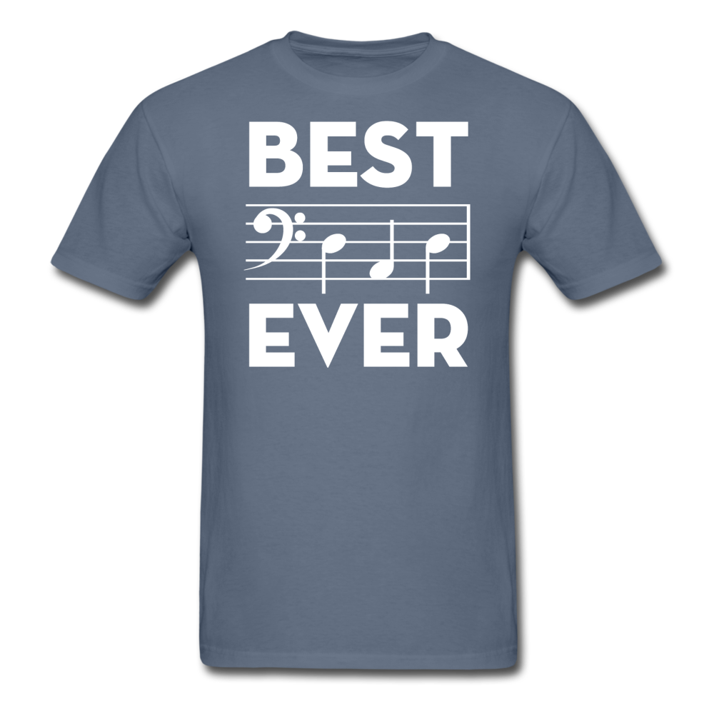 Best Dad Ever - Music Notes - Unisex Classic T-Shirt - denim